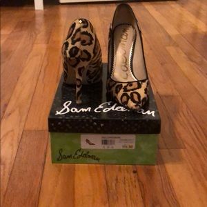 Leopard Sam Edelman Hazel Pumps 9.5